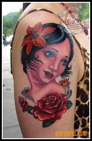 Татуировки портреты 63
