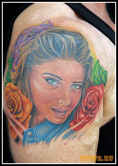 Татуировки портреты 36